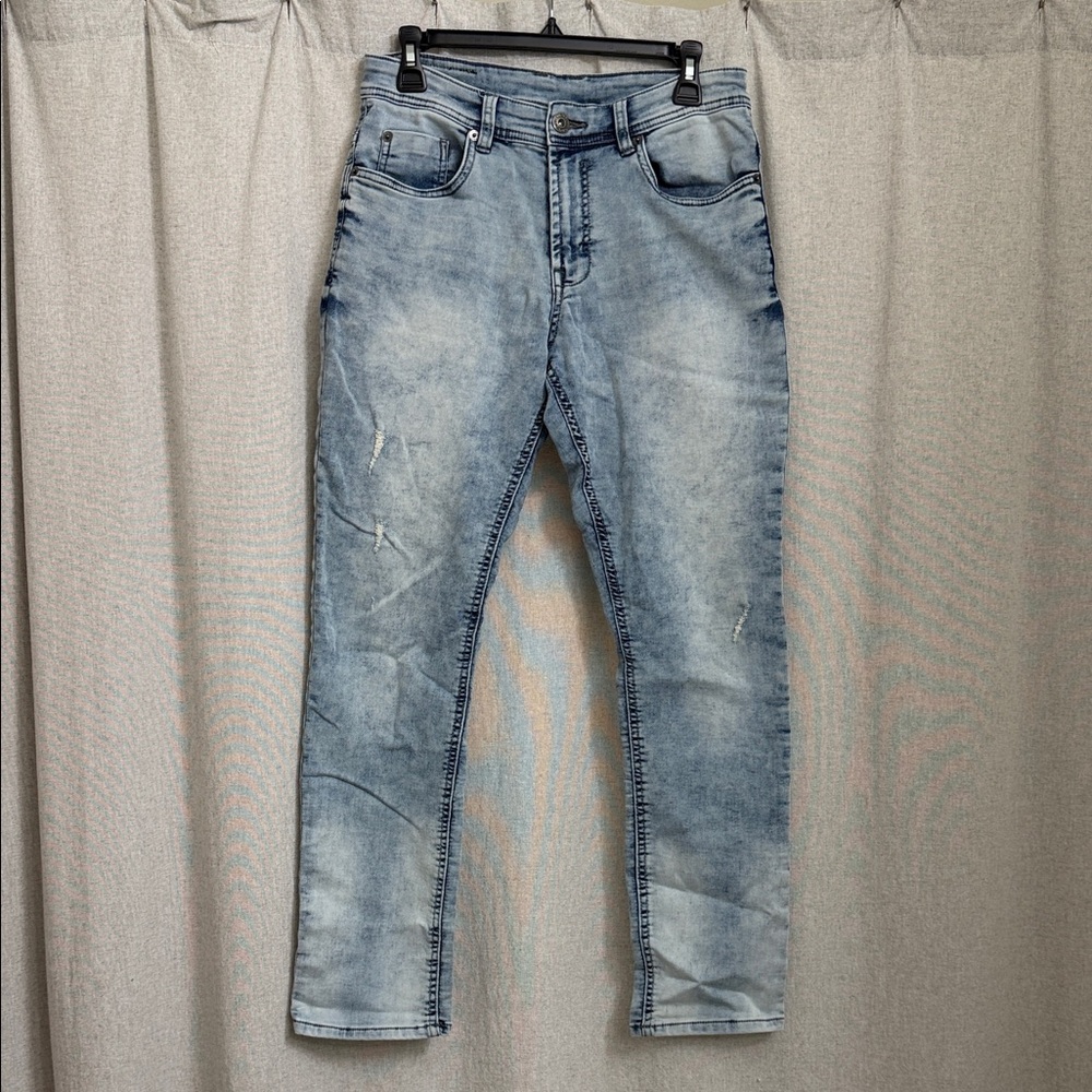 Buffalo David Bitton Light Blue Skinny Jeans